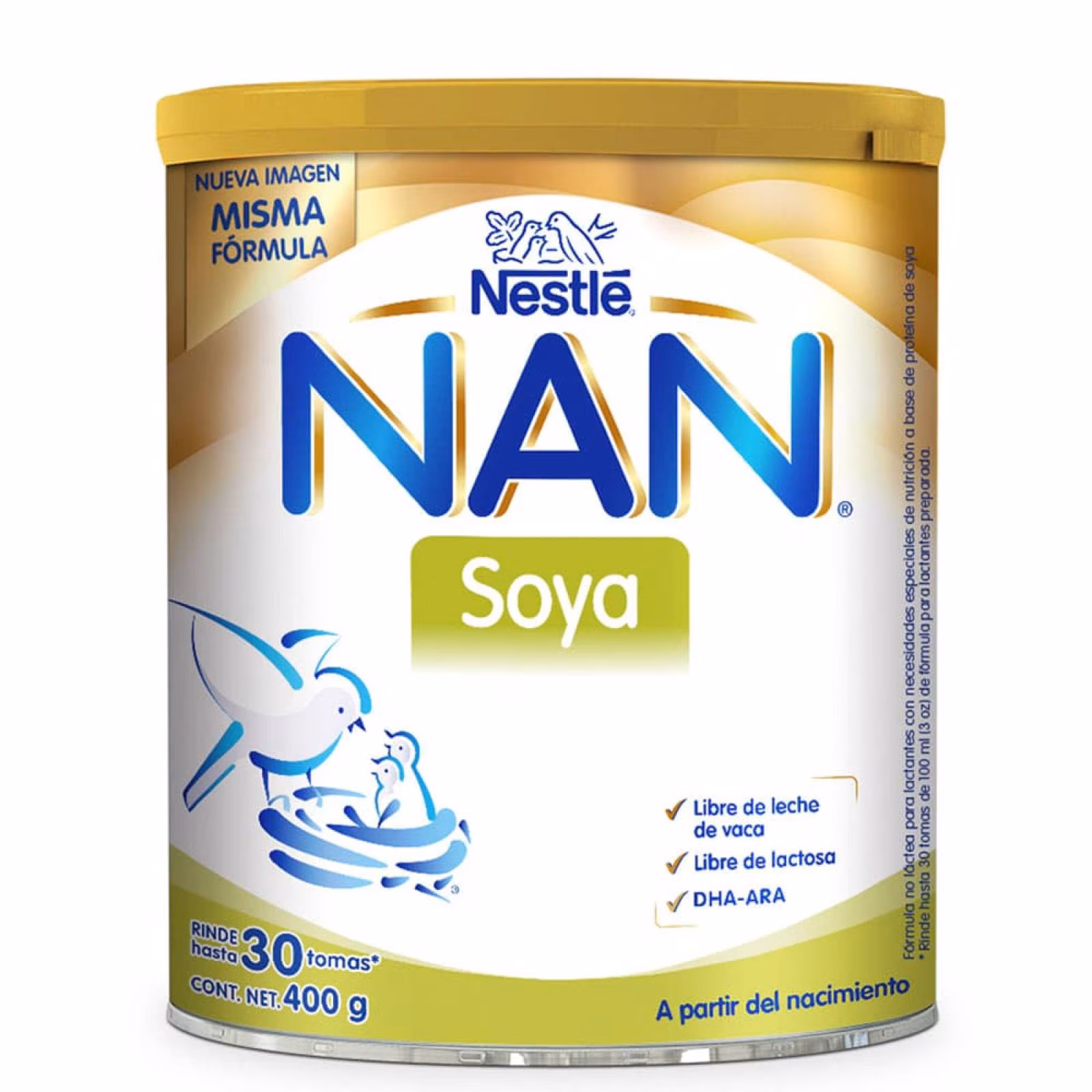  NAN SOYA DHA/ARA PVO LATA 400G
