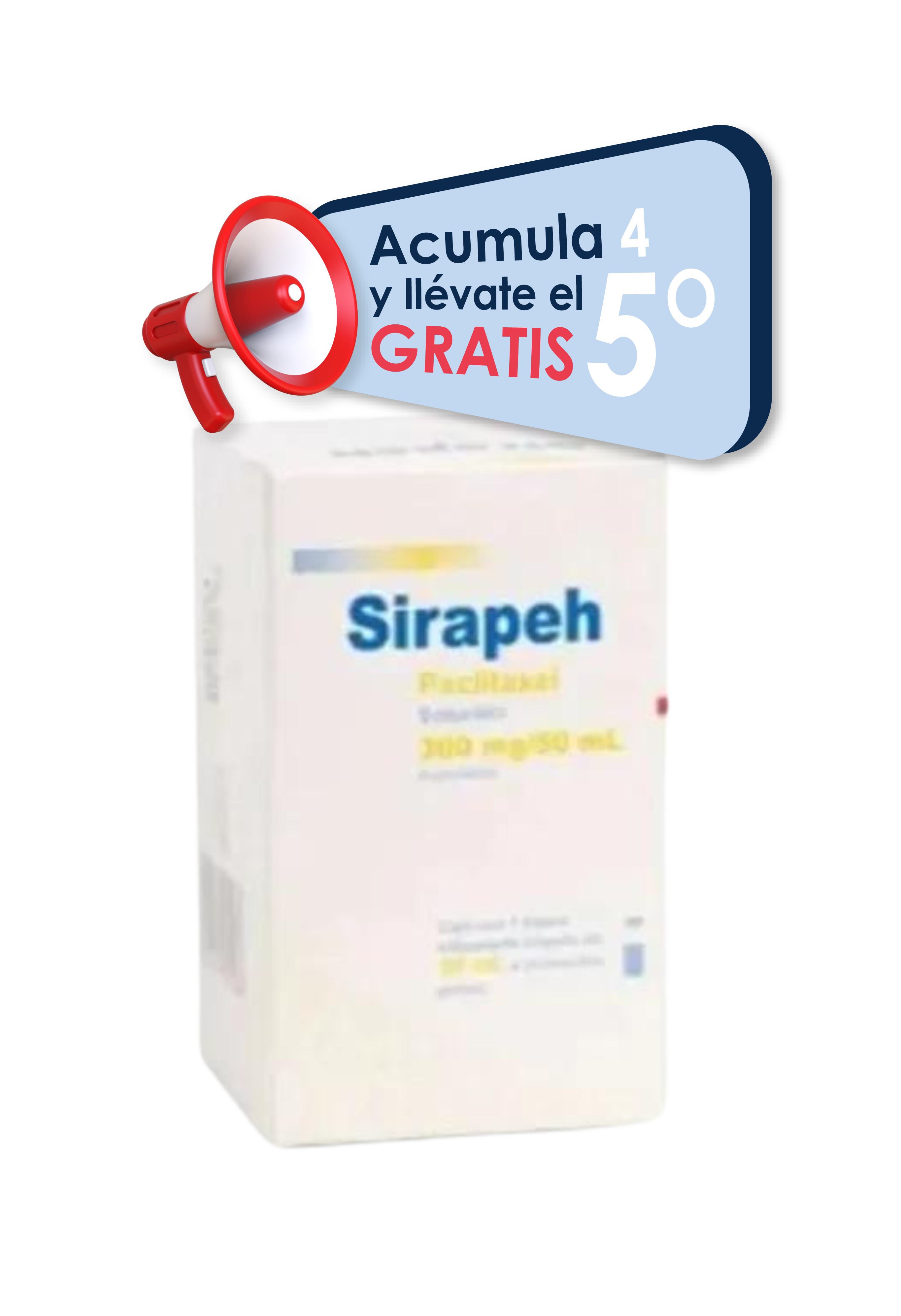 SIRAPEH PACLITAXEL 300 MG 50 ML 1 AMP SOLUCIÓN INYECTABLE