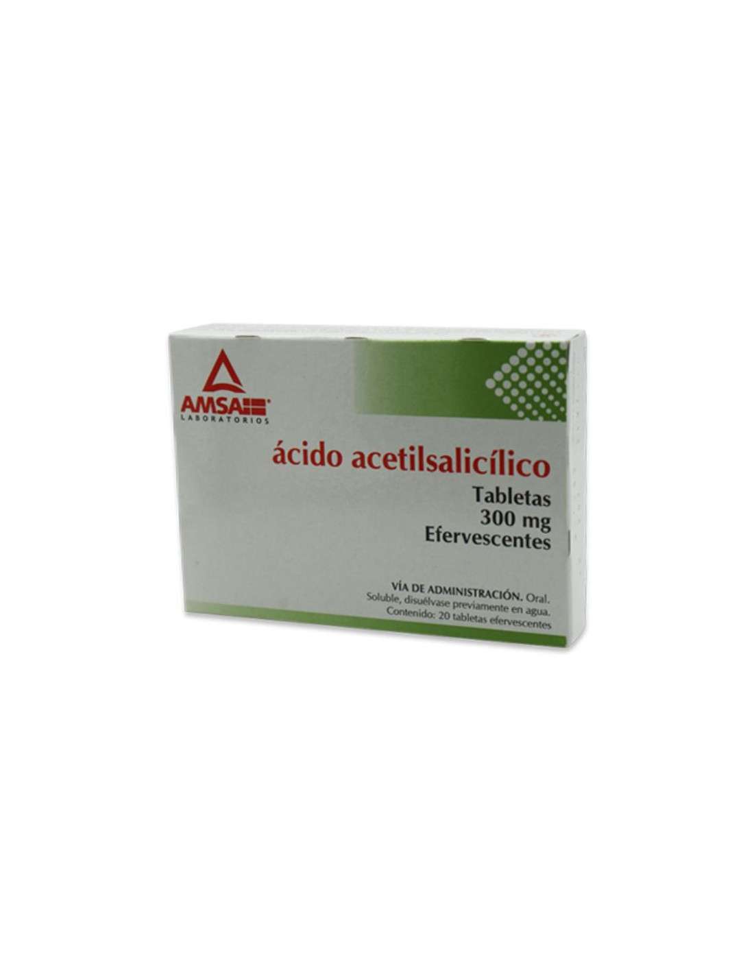 ACIDO ACETILSALICILICO 20 TAB EF 300 MG