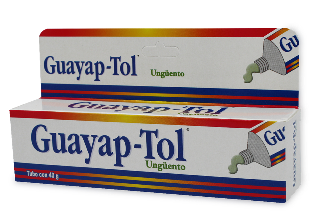 GUAYAP-TOL ALCANFOR, GUAYACOL, MENTOL1 ÜNG 40 G