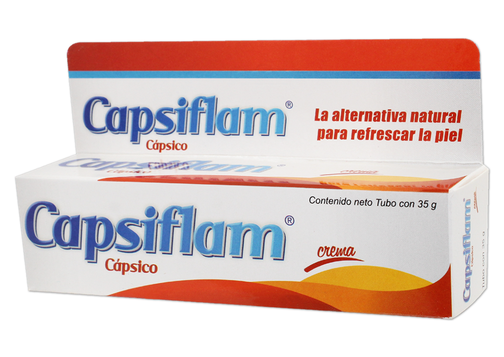 Capsiflam alcafor/mentol crema 35 gr