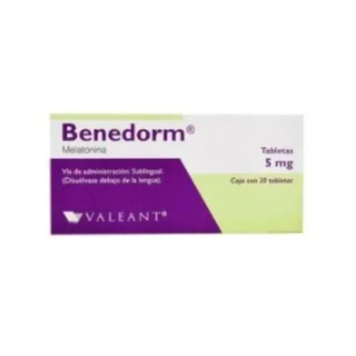 BENEDORM (MELATONINA) 5MG, 20 TAB SL