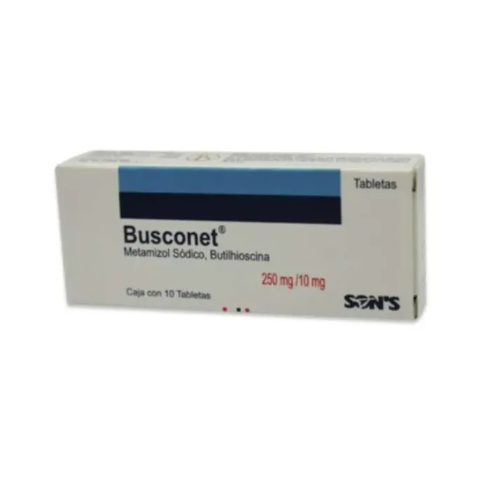  BUSCONET 10 TAB 250/10 MG