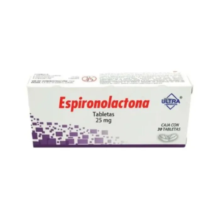 ESPIRONOLACTONA 30 TAB 25 MG0