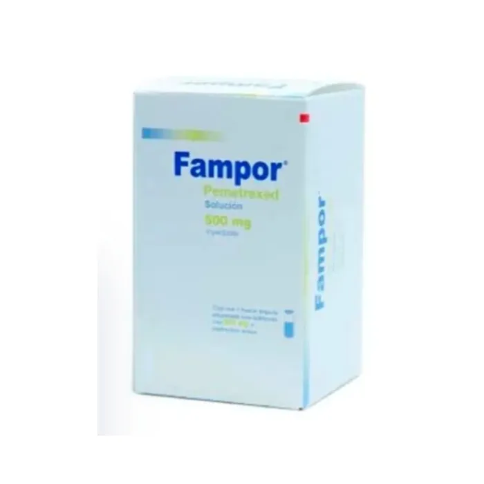 Fampor 500 Mg Solución Inyectable Pemetrexed