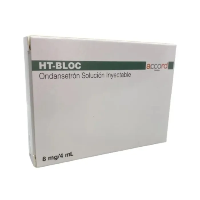 HT-BLOC ONDANSETRÓN 8 MG / 4 ML 3 ÁMPULA SOLUCIÓN INYECTABLE LABORATORIO ACCORD