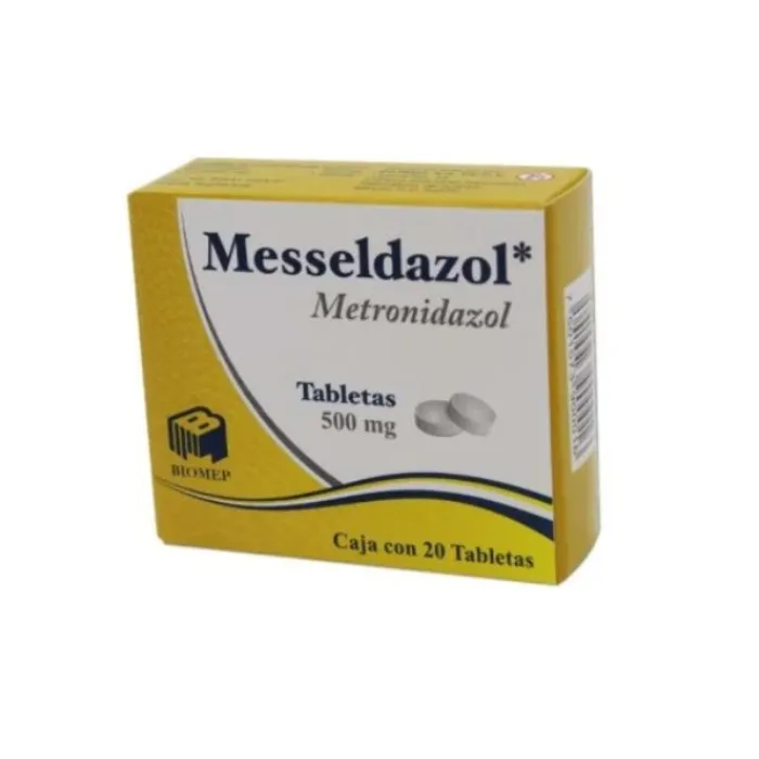 MESSELDAZOL 20 TAB 500 MG