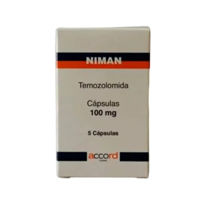 Niman 100 Mg Temozolomida 5 Cápsulas