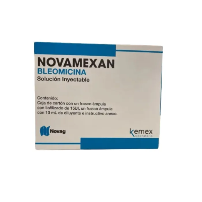 NOVAMEXAN - BLEOMICINA 15 UI FA 10 mL