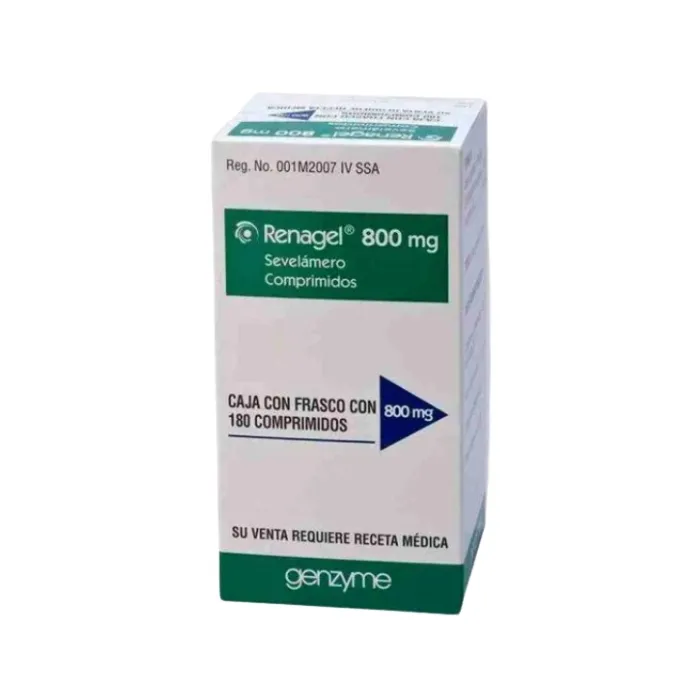 RENAGEL SEVELÁMERO 800 MG 180 Comprimidos