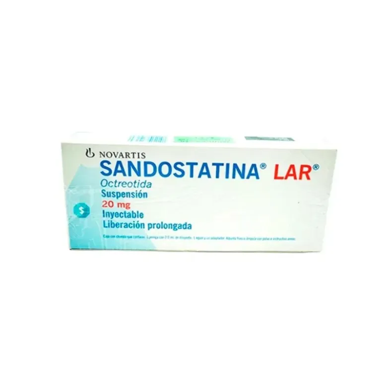 SANDOSTATINA LAR OCTREOTIDA 20 MG SUSPENSIÓN INYECTABLE