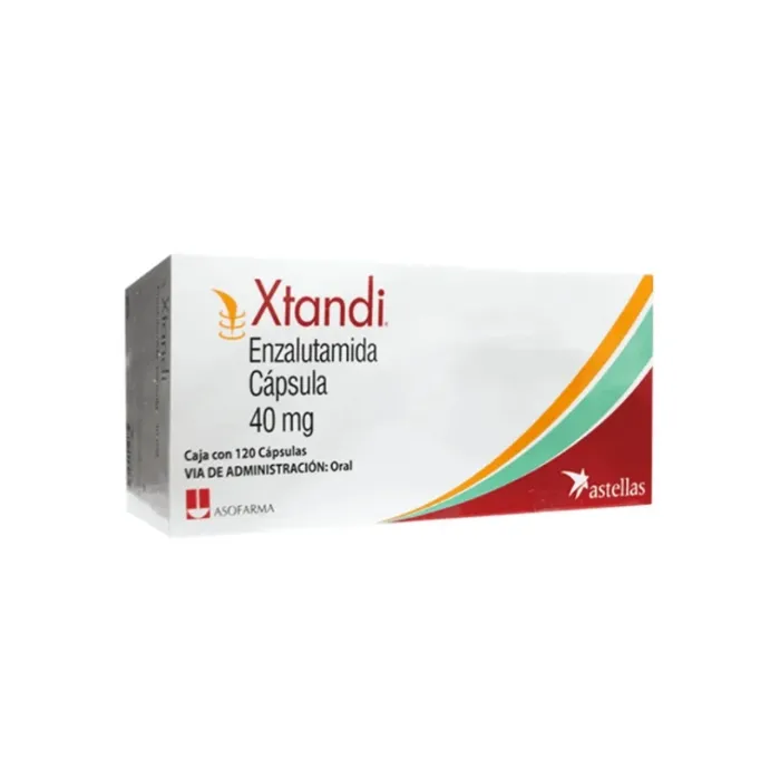 XTANDI (ENZALUTAMIDA) 40 MG CAJA CON 120 CÁPSULAS LAB. ASOFARMA