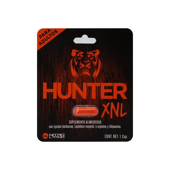 SUP ALIMEN HUNTER XNL 1 CAPS 500 MG