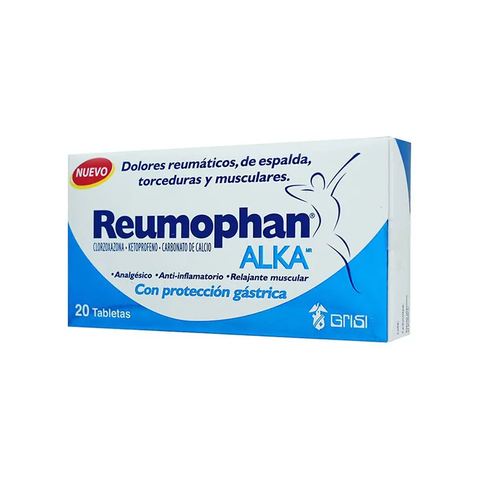 REUMOPHAN ALKA Clorzoxazona + Ketoprofeno 125MG TAB C20