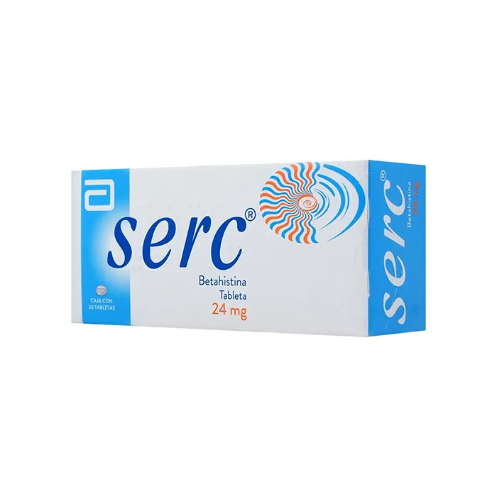 Serc 24 Mg 30 Tabletas