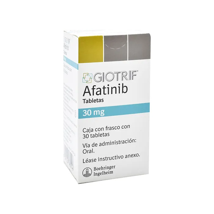 GIOTRIF AFATINIB 30 MG CAJA CON FRASCO CON 30 TABLETAS LAB. BOEHRINGER INGELHEIM