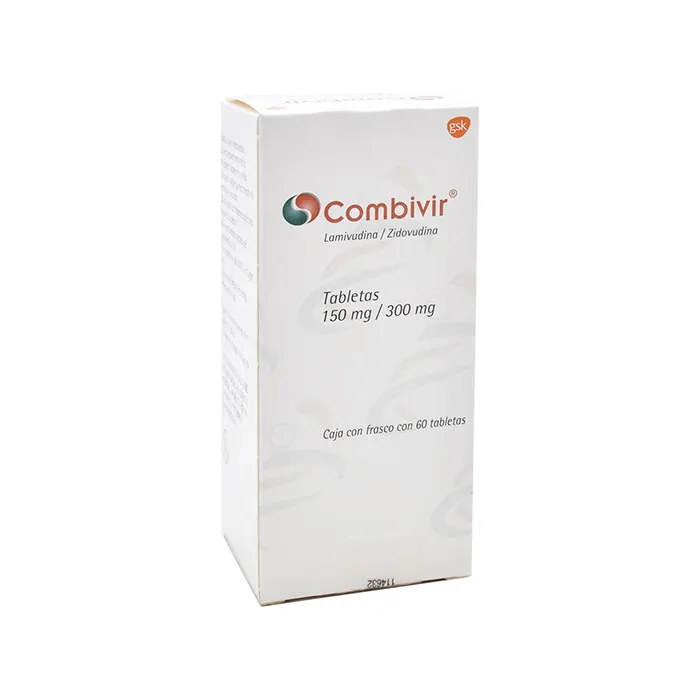 Combivir 150/300 Mg 60 Tabletas