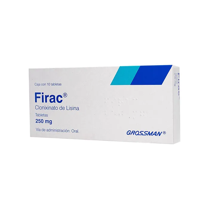 Firac 250 Mg 10 Tabletas