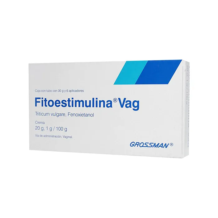 FITOESTIMULINA VAG (TRITICUM VULGARE / FENOXIETANOL) CAJA CON TUBO CON 30 G Y 6 APLICADORES LAB. GROSSMAN