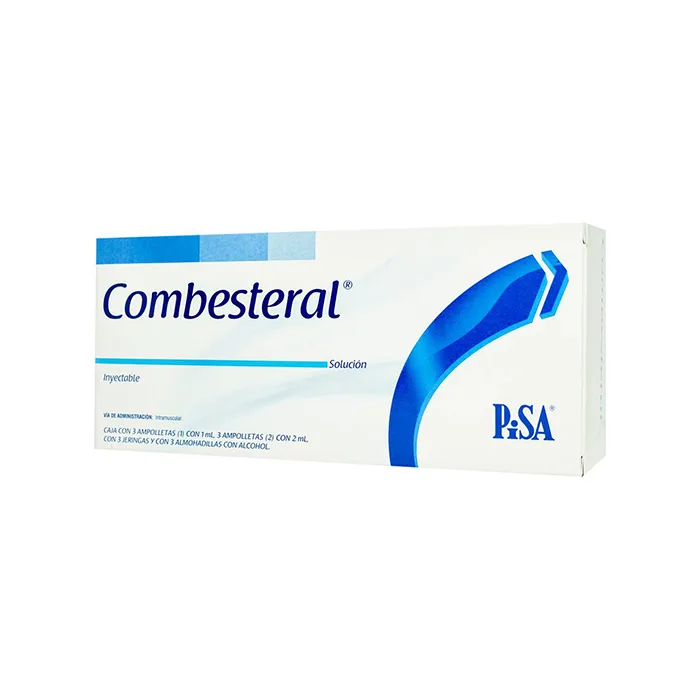 Combesteral Soliny 3 Ampolletas 1 Ml Y 3 Ampolletas 2 Ml