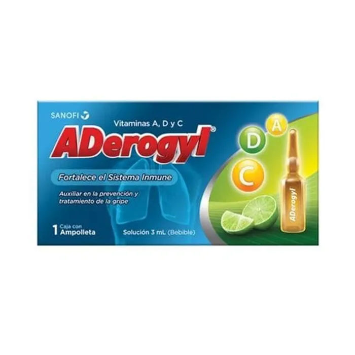 ADEROGYL Vitamina C 1 AMP ORAL 3ML