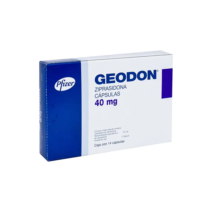 GEODON (ziprasidona) 40 mg 14 cápsulas