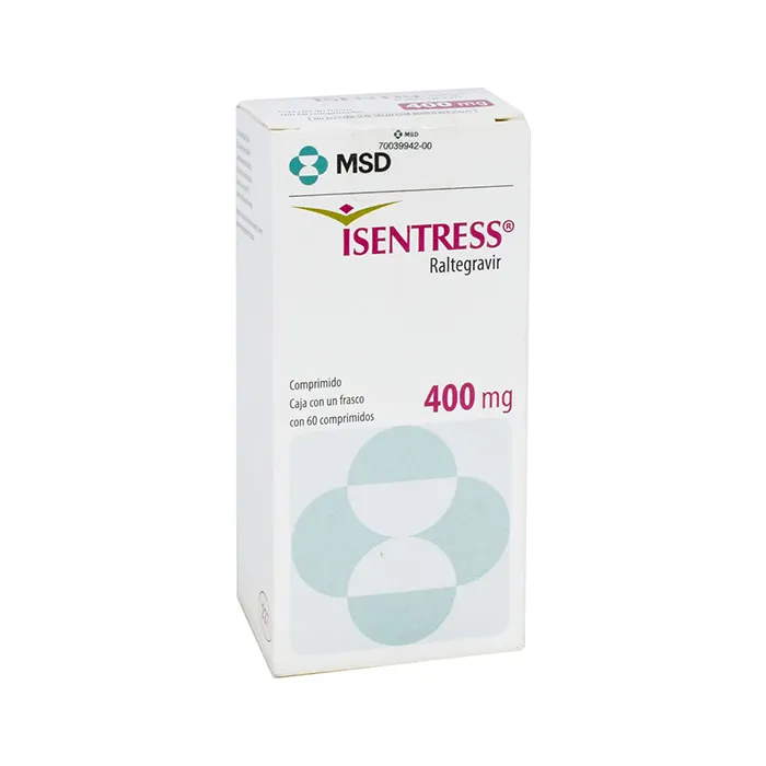 Isentress 400 Mg 60 Comprimidos Raltegravir