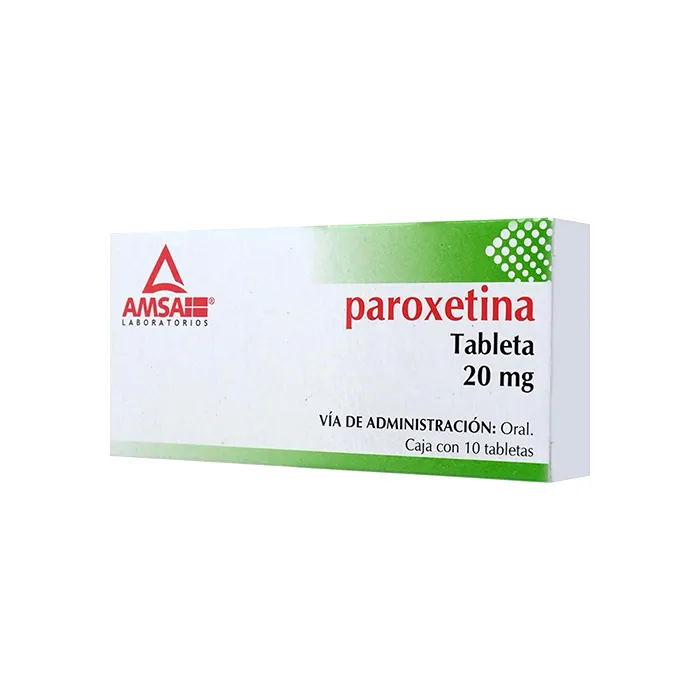 PAROXETINA 10 TAB 20 MG