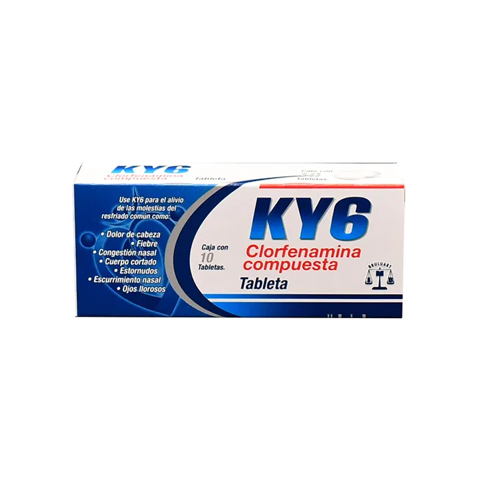 KY6 10 TAB 500/25/5/4 MG