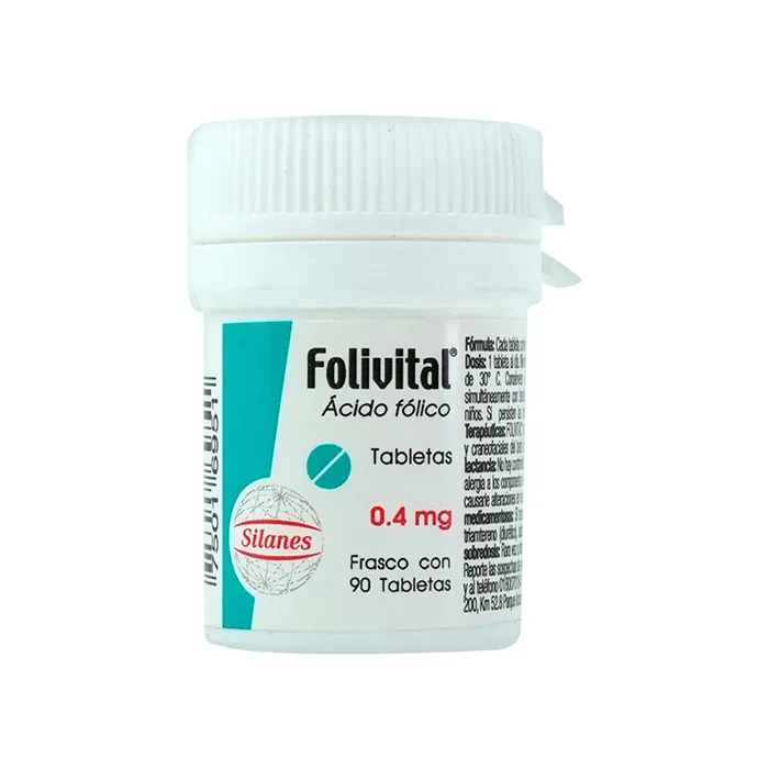 FOLIVITAL 90 TAB 0.4 MG