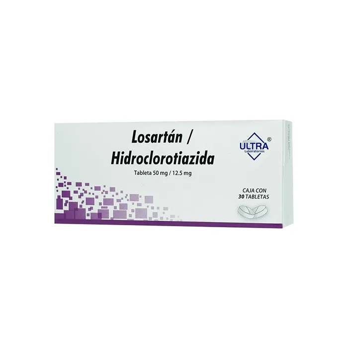 LOSARTAN,HIDROCL 30 TAB 50/12.5 MG