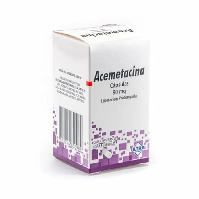 ACEMETACINA 14 CAPS 90 MG