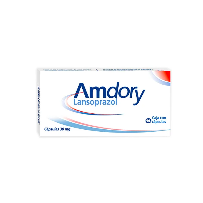 Amdory Lansoprazol 30 Mg 14 Cápsulas Genérico Wermarphar