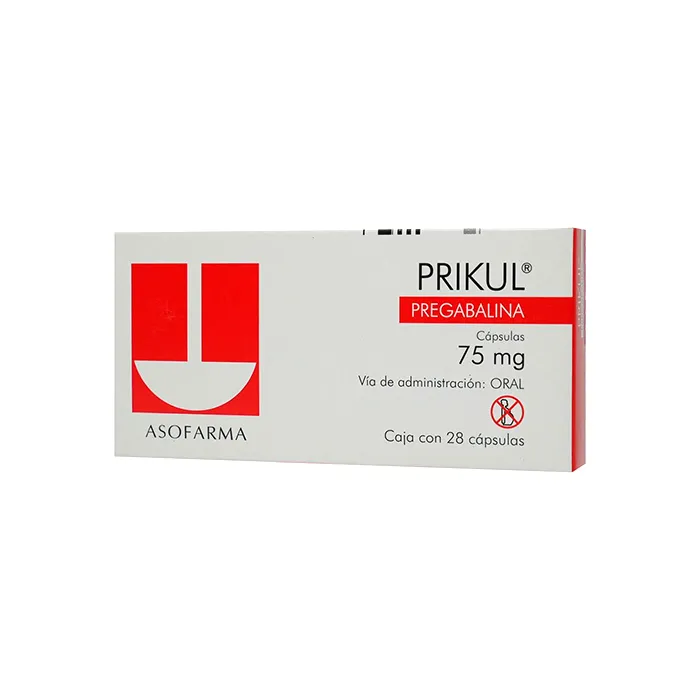 Prikul 75 Mg 28 Cápsulas