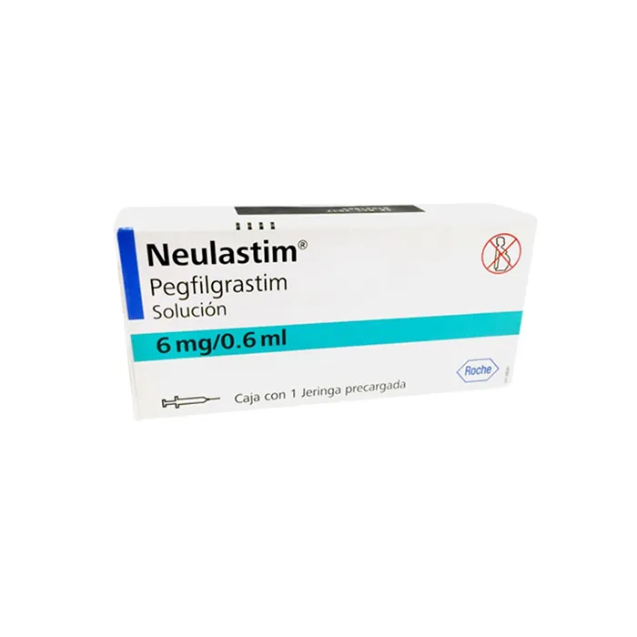 NEULASTIM PEGFILGRASTIM 6 MG / 0.6 ML SOLUCIÓN INYECTABLE