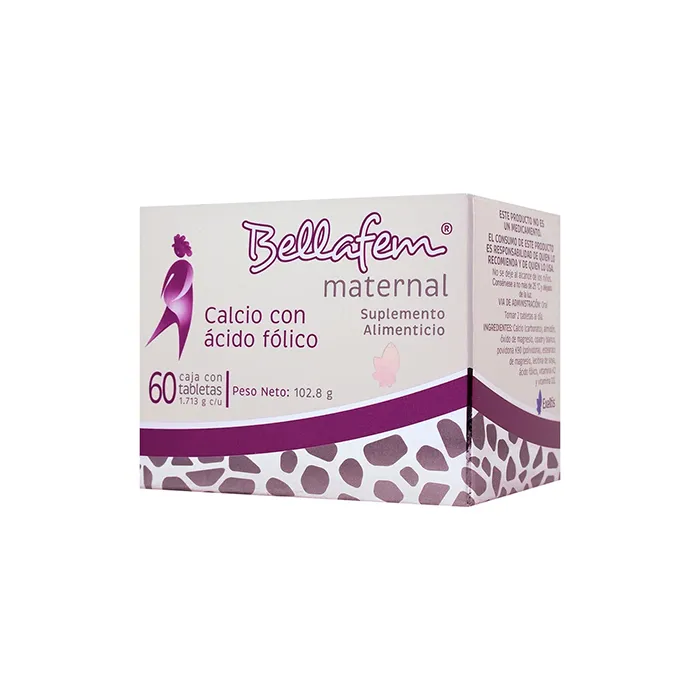 BELLA FEM MATERNAL FCO TAB C60: FEM MATERNAL TAB C60, EXELTIS PHARMA MEXICO S A DE. Disponible en Farmasmart. Compra en línea.