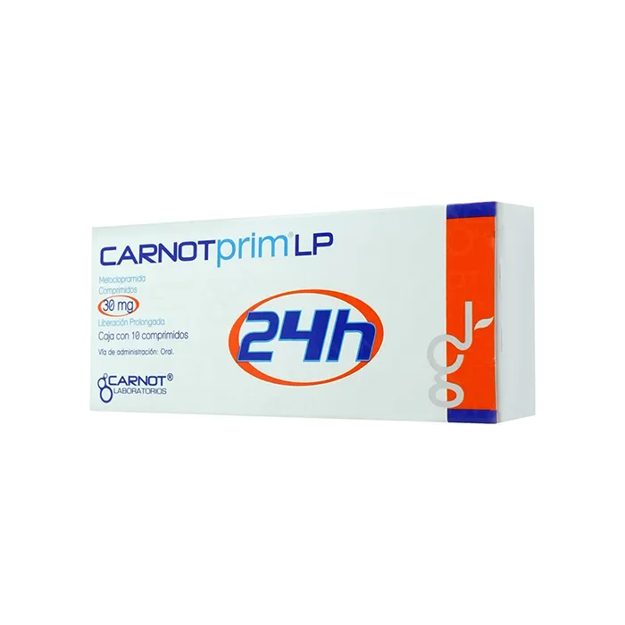 CARNOTPRIM LP 24H 30MG CPR C10: LP CPR C10, SERVICIOS PROMOCIONALES TECHSP. Disponible en Farmasmart. Compra en línea.