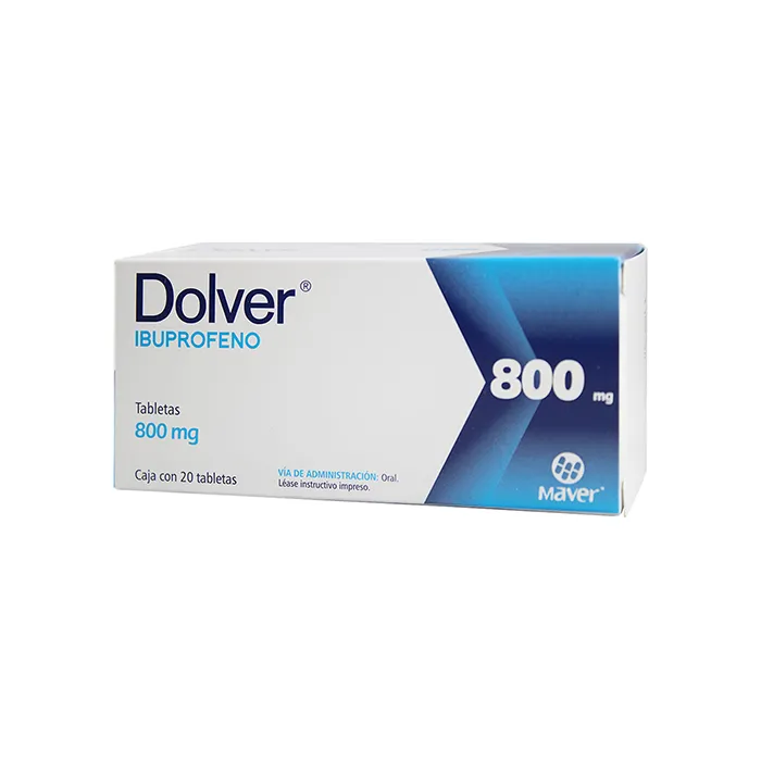  DOLVER 20 TAB 800 MG