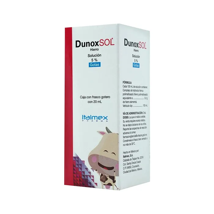 DUNOX SOL 5% GTS 20ML: SOL GTS, ITALMEX. Disponible en Farmasmart. Compra en línea.
