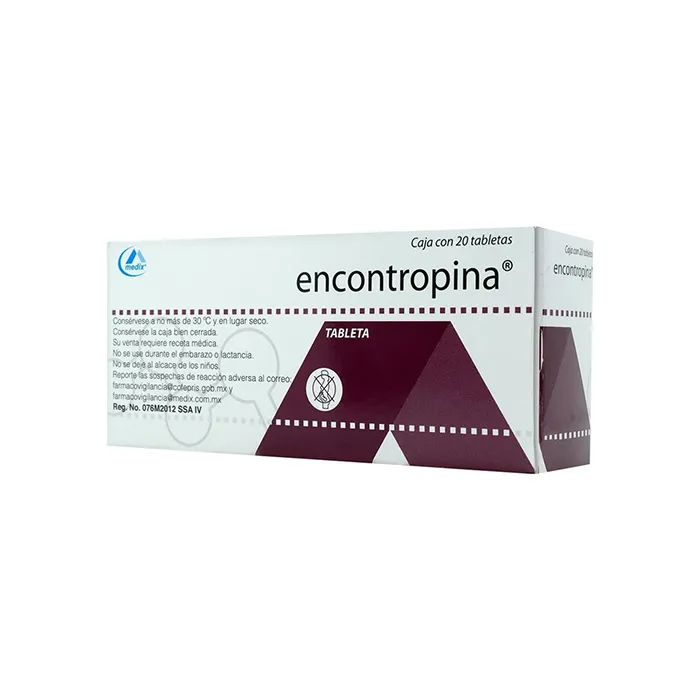 ENCONTROPINA 10/20MG TAB C20: TAB C20, PRODUCTOS MEDIX. Disponible en Farmasmart. Compra en línea.