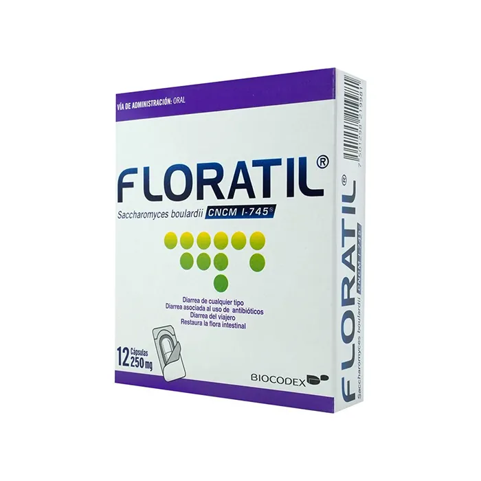 FLORATIL 250MG CAP 12: CAP, BIOCODEX DE MEXICO S A DE C V. Disponible en Farmasmart. Compra en línea.