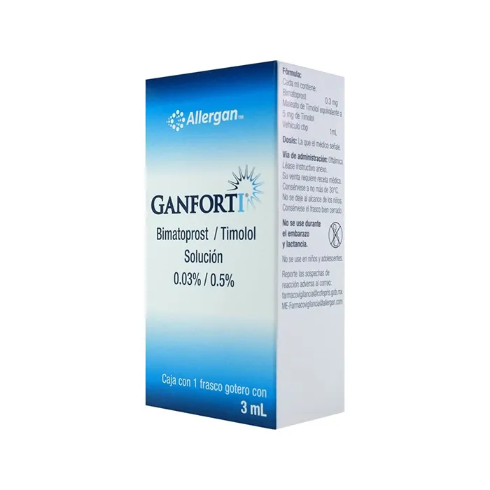 GANFORTI SOL 3ML: SOL, ALLERGAN. Disponible en Farmasmart. Compra en línea.
