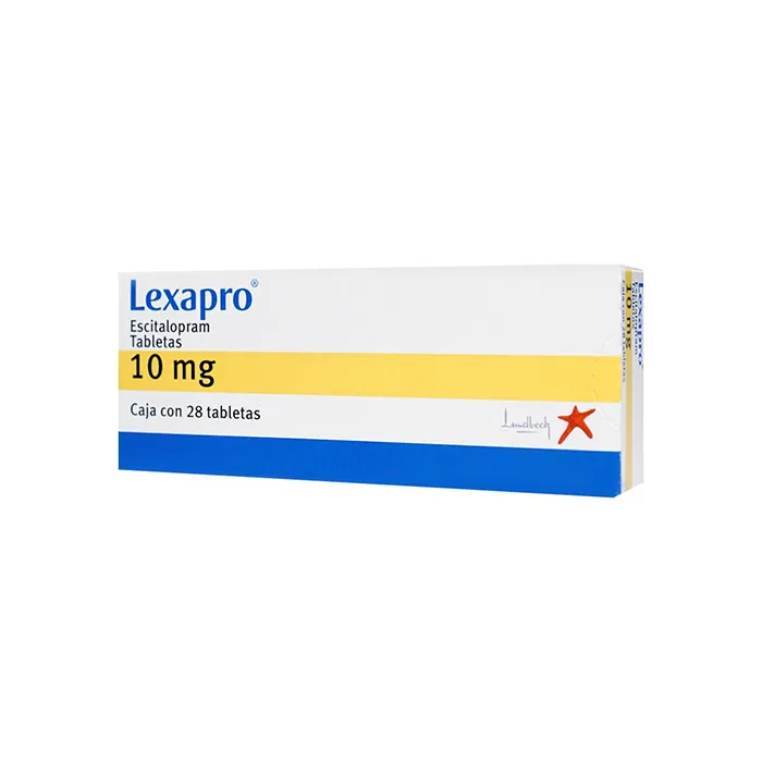 LEXAPRO 10MG TAB C28: TAB C28, LUNDBECK MEXICO. Disponible en Farmasmart. Compra en línea.