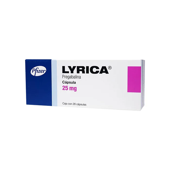 LYRICA PREGABALINA 25 MG 28 cápsulas: PREGABALINA, VIATRIS HEALTHCARE MEXICO S DE. Disponible en Farmasmart. Compra en línea.