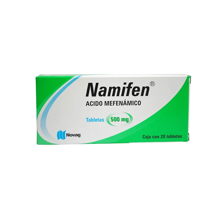 NAMIFEN 20 TAB 500 MG: TAB, Novag. Disponible en Farmasmart. Compra en línea.