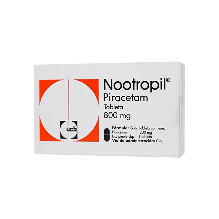 NOOTROPIL 800MG TAB C30: TAB C30, MOKSHA8 FARMACEUTICA. Disponible en Farmasmart. Compra en línea.