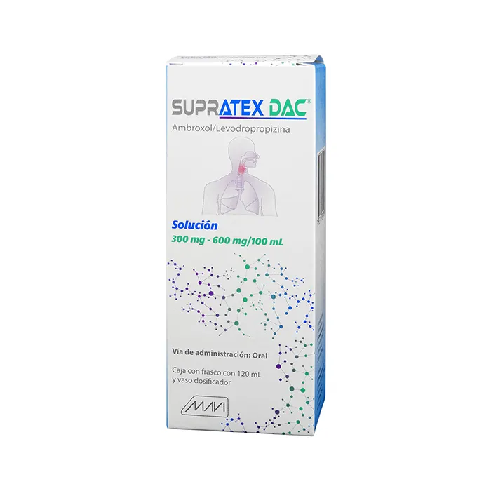  SUPRATEX DAC 1 SOL 300/600 MG 120 ML