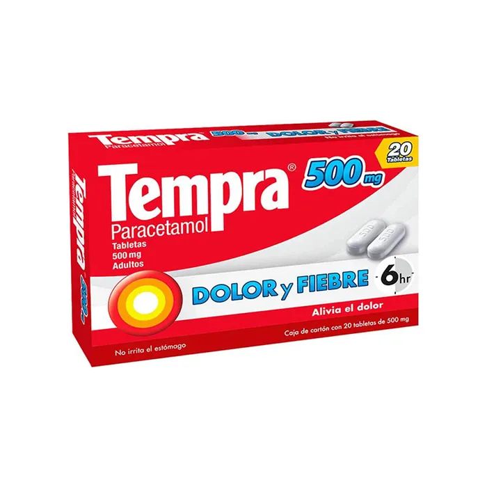  TEMPRA CAPLETS 500MG CAP C20