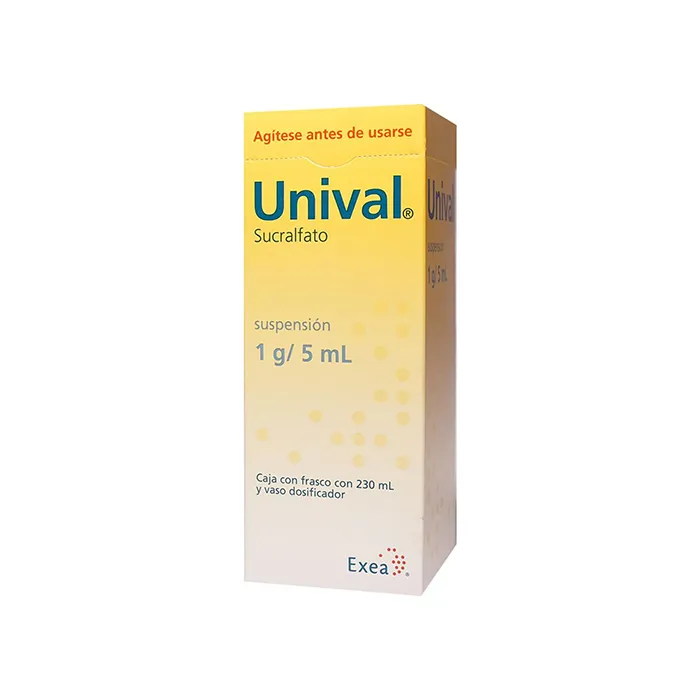 UNIVAL SUSP 1G/5ML FCO 230ML: SUSP, LABORATORIOS SENOSIAIN S.A. DE. Disponible en Farmasmart. Compra en línea.