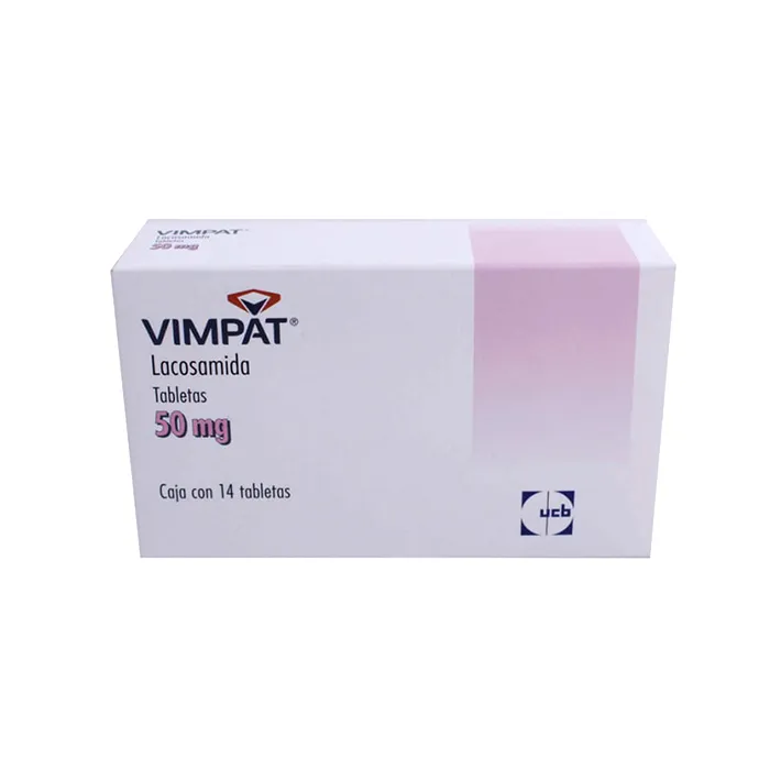  VIMPAT (LACOSAMIDA) 50 MG CAJA CON 14 TABLETAS LAB. UCB